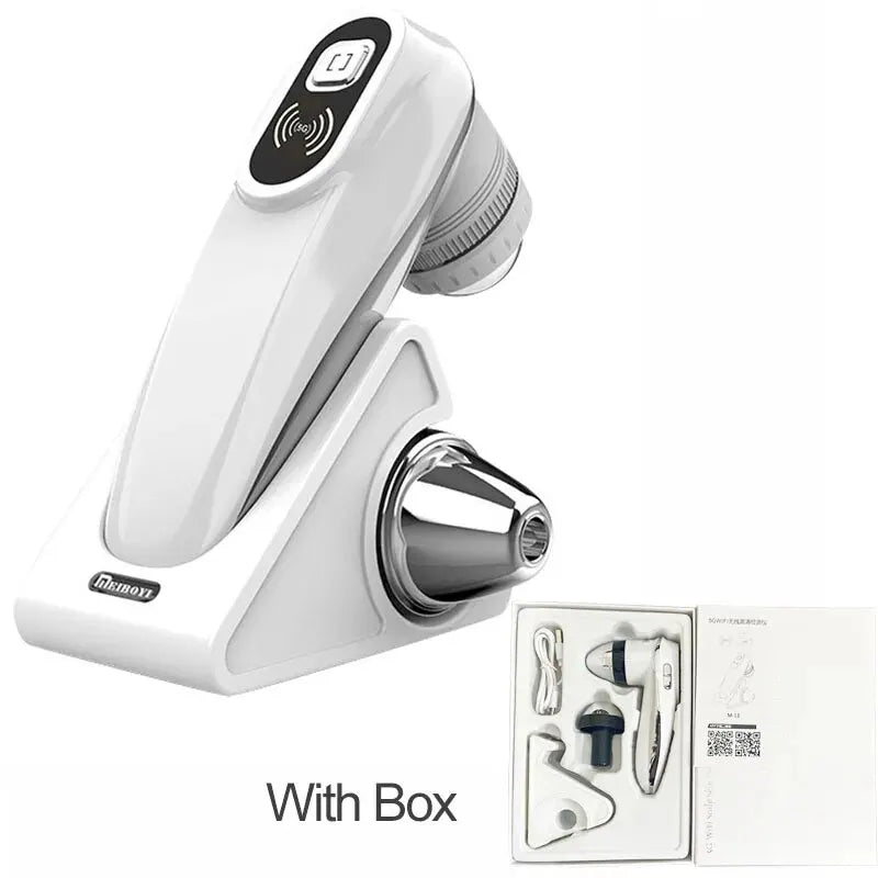 New WIFI HD 5G Scalp/Skin /Hair Follicle Detector Professional 50X/200X Skin Analyzer Rechargeable UV Testing Analysis Magnifier
