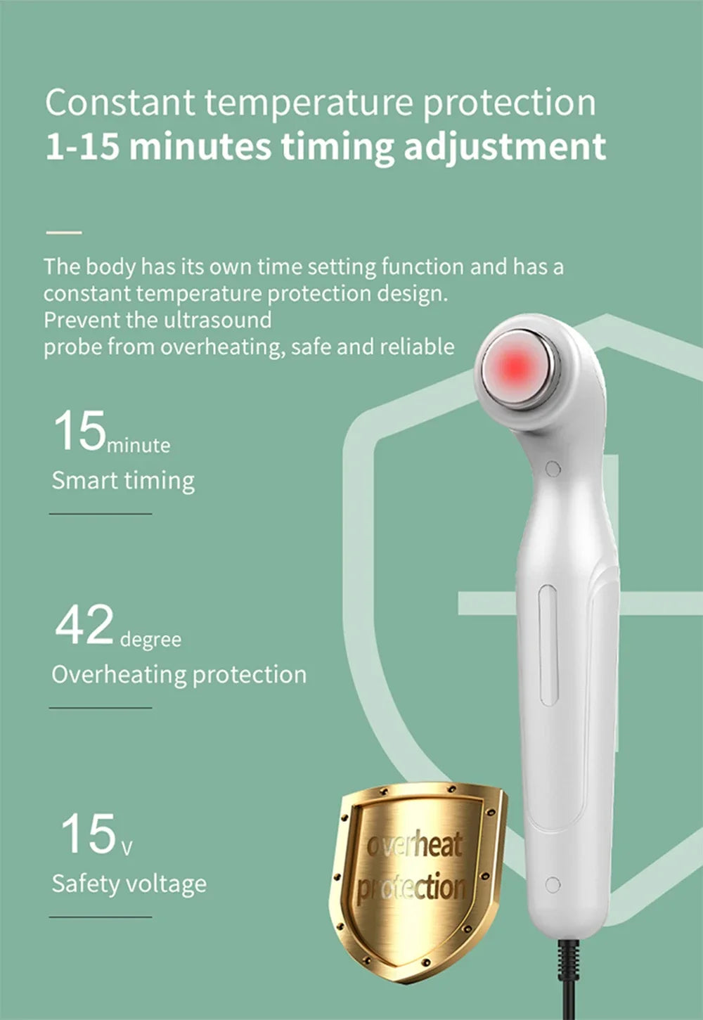 Ultrasound Physiotherapy Device Arthritis Physical Therapy Waist Arm Body Pain Relief Muscle Stimulator Massager Machine