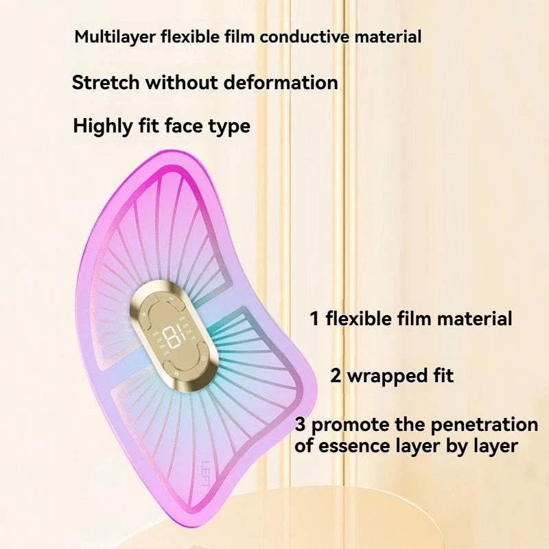 EMS Face Lifting Massage V Face Machine Eye Face Care Device Reduce Dark Circles Eye Swelling Anti-Wrinkle Vibrate Skin Care